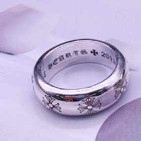 Chrome Hearts Arc-shaped cross flower couple ring（40 styles)-2063