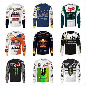 Motocross & Racing  Suprem outdoor off-road mountain bike Red Bull downhill racing suit sweatshirt-2535